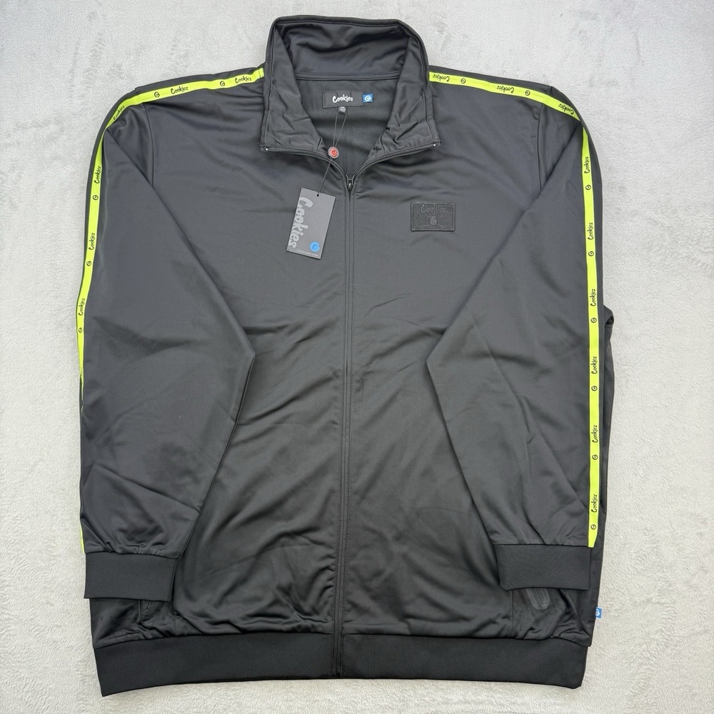 Cookies SF Jacket Mens 4XL Citadel Black Yellow Full‎ Zip Streetwear Track